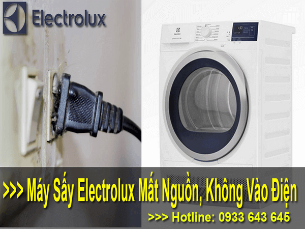 Nguyên nhân máy sấy electrolux mất nguồn