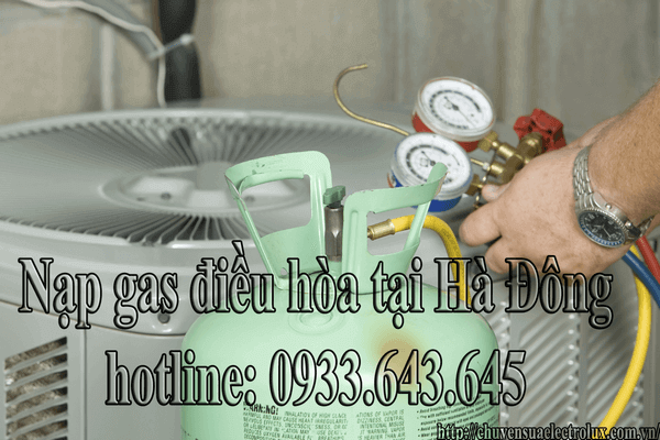 nạp gas điều hòa tại hà đông