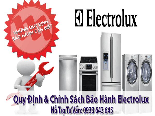 Quy định và chính sách bảo hành sản phẩm electrolux