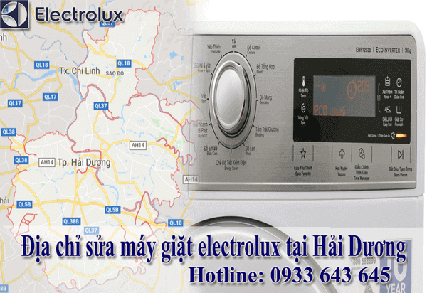 sửa máy giặt electrolux tại Hải Dương chính hãng