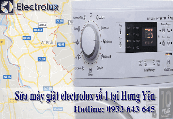 sửa máy giặt electrolux tại Hưng Yên