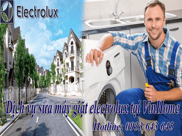 sửa máy giặt electrolux tại VinHome