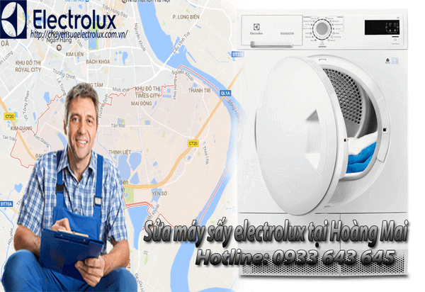 sửa máy sấy electrolux tại Hoàng Mai