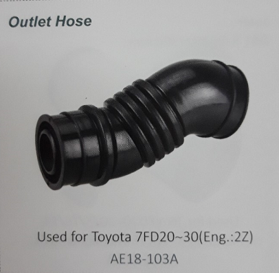 Ống xả xe nâng Toyota