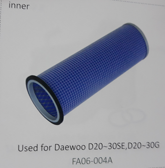 Lọc gió xe nâng Daewoo D20~30SE, D20~30G, Mã SP: FA06-004A