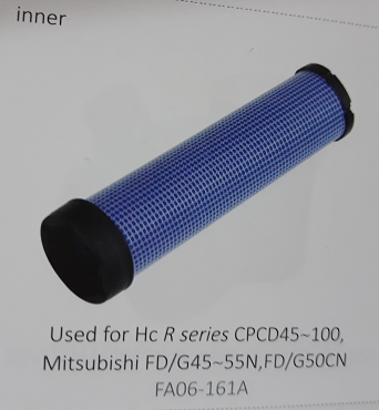 Lọc gió xe nâng HC R series CPCD45~100, Mitsubishi FD/G45~55N, FD/G50CN, Mã SP: FA06-161A
