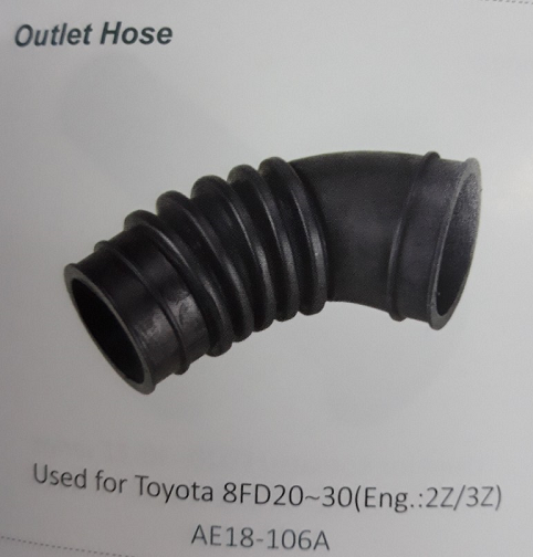 Ống xả xe nâng Toyota