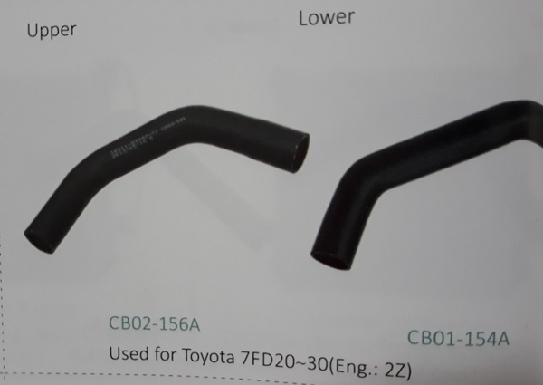 Ống nước xe nâng Toyota 7FD20~30 động cơ 2Z