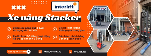 Xe nâng Stacker hiệu Interlift