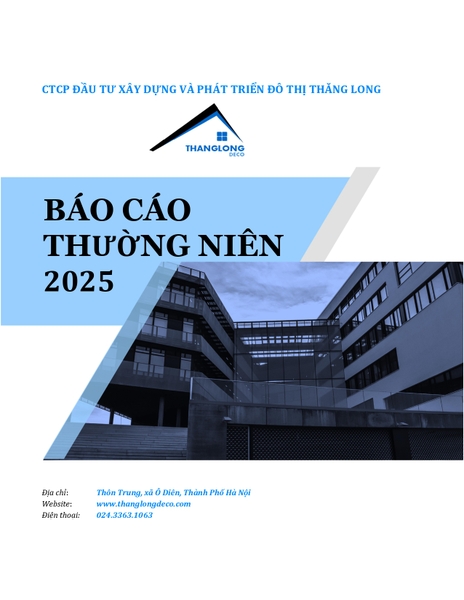 BÁO CÁO THƯỜNG NIÊN NĂM 2026