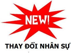 THÔNG BÁO THAY ĐỔI NHÂN SỰ