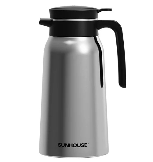 Bình giữ nhiệt gia đình 2.0L inox 304 Sunhouse KS- TH2000FI