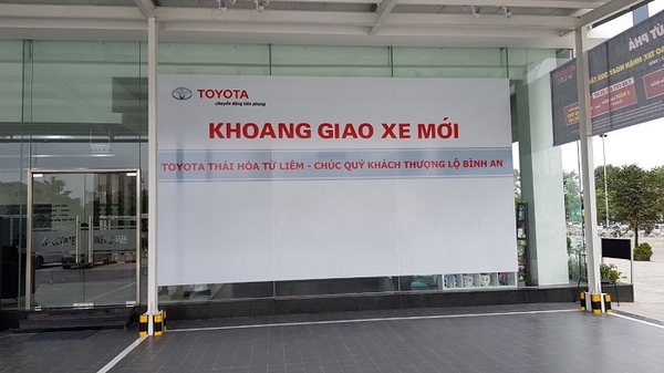 Khoang giao xe mới của Toyota Thái Hòa - Từ Liêm