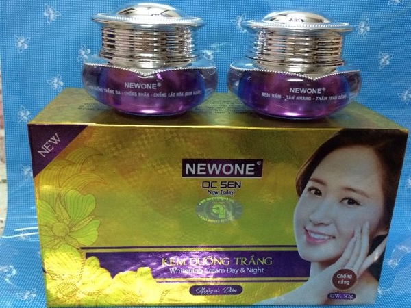 Kem bộ dưỡng trắng New One Linh Chi (ngày & đêm) _30g-NW005 Kem bộ dưỡng trắng New One Linh Chi (ngày & đêm) _30g-NW005