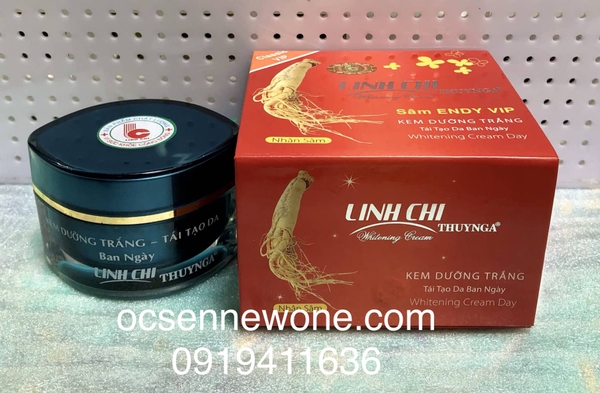 Kem Dưỡng Trắng-Tái Tạo Da Ban Ngày Linh Chi (30g)-LC013 Kem Dưỡng Trắng-Tái Tạo Da Ban Ngày Linh Chi (30g)-LC013
