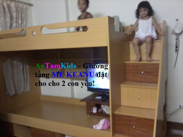Giường hai tầng cho bé - con Me Keanu _Lamchame - Nội thất trẻ em AnTamKids