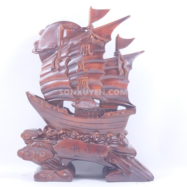 Thuyền gỗ Cao 60 cm Rộng 46 cm