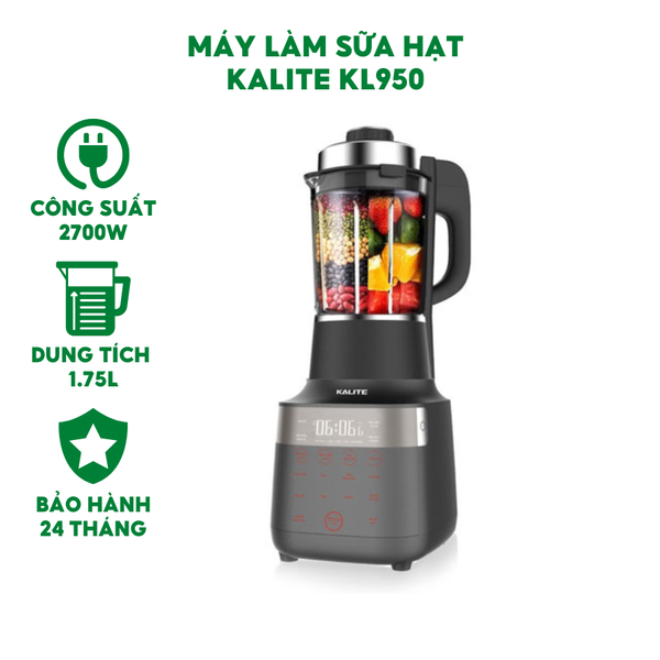 Máy làm sữa hạt Kalite KL950 - Mode mới 2022 - Hàng Chính Hãng