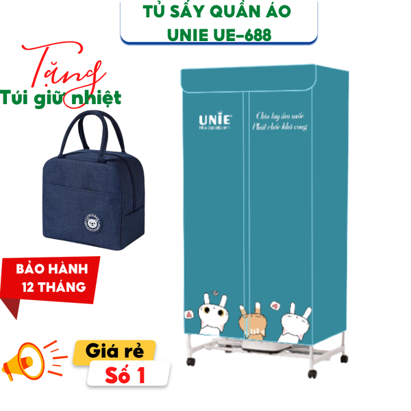 Tủ Sấy Quần Áo Unie UE-688 - Hàng Chính Hãng - Bảo Hành 12 Tháng