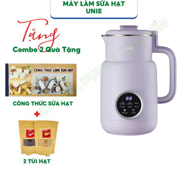 Máy Làm Sữa Hạt UNIE UMB08 Công suất 600W Dung tích 600ml - Hàng chính hãng, Bảo hành 12 tháng (New 2022)