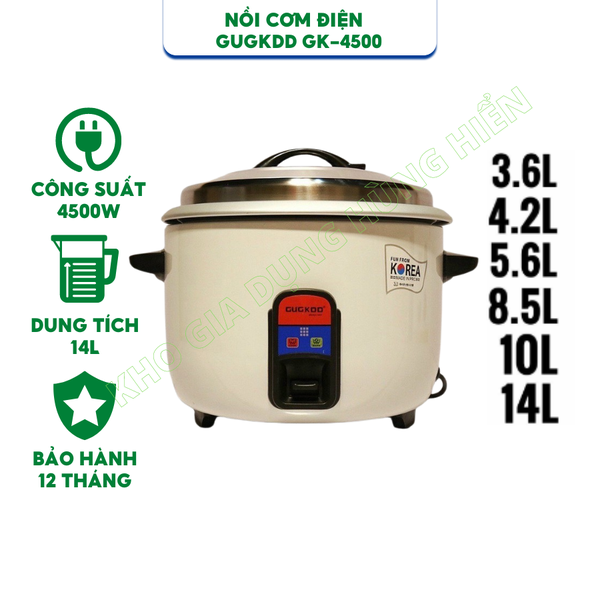 Nồi cơm điện công nghiệp GUGKDD GK-4500 (14L)