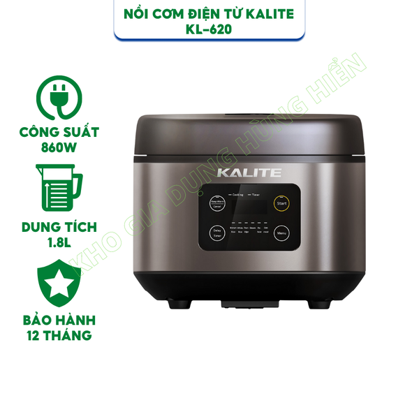 Nồi cơm điện từ Kalite KL-620 - Hàng Chính Hãng