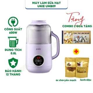 Máy làm sữa hạt, xay nấu đa năng UNIE UMB09 - Hàng chính hãng