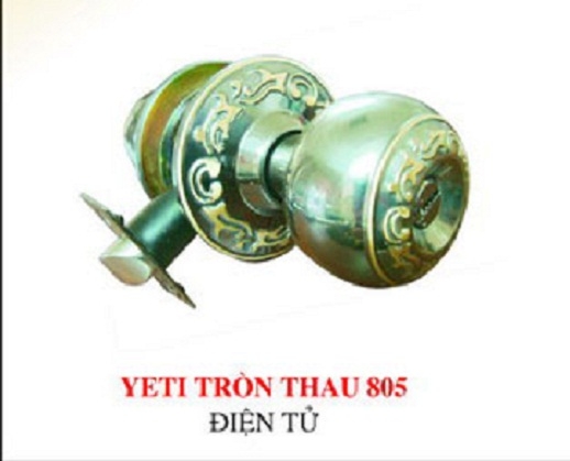 Khóa cửa toilet Yeti L805KBBN-AB