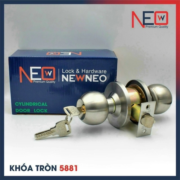 Khoá nắm tròn hiệu NEO 5881 SS