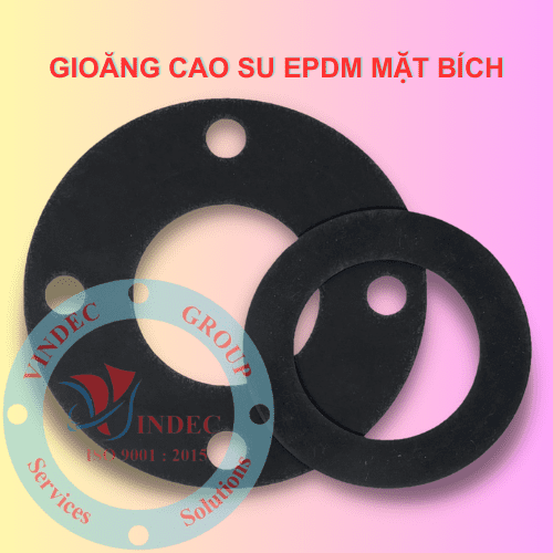 Gioăng Cao Su EPDM Đen Mặt Bích