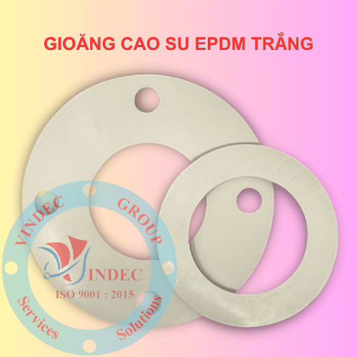 Gioăng Cao Su EPDM Trắng Mặt Bích