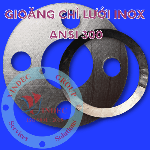 Gioăng Chì Lưới Inox ANSI 300