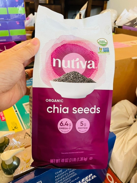 Hạt Chia Seed Nutiva Organic - loại 1.36kg.