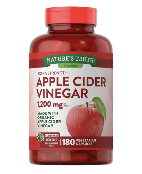 Viên uống giấm táo Nature's Truth Apple Cider Vinegar 1200 mg - loại 180 viên
