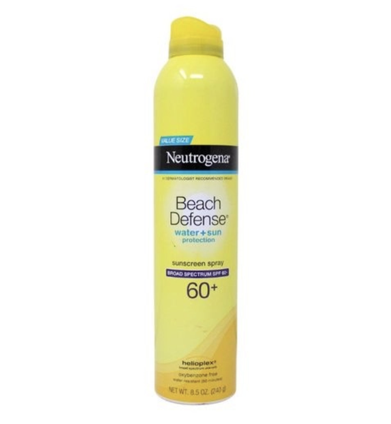 Neutrogena - Beach Defense SPF 60+ (Xịt Chống Nắng 240g).