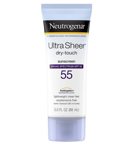 Neutrogena Ultra Sheer Dry Touch Sunscreen (Kem chống nắng spf 55, tuýp 88ml)