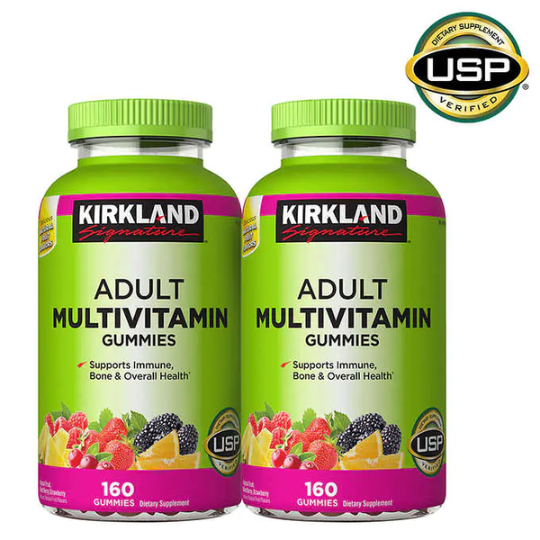 Kẹo dẻo Kirkland Signature Adult Multivitamin Gummies - loại 320 viên.
