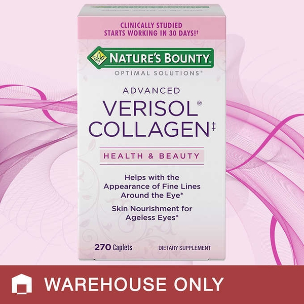 Viên uống đẹp da Nature's Bounty Advanced Verisol Collagen - 270 viên