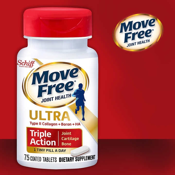 Viên uống bổ khớp Schiff Move Free Ultra Triple Action - loại 75 viên