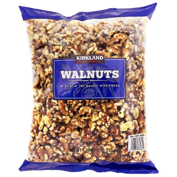 Hạt óc chó Mỹ Kirkland Signature Walnuts loại 1.36kg.