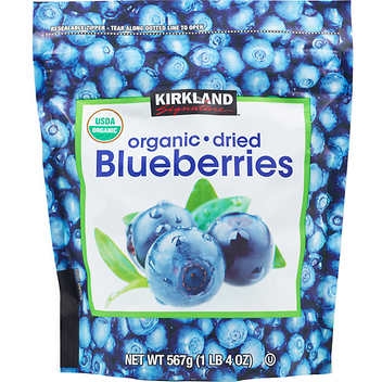 Việt quất sấy khô Kirkland Signature Organic Blueberries 567g