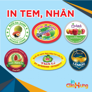 In tem, nhãn số lượng ít