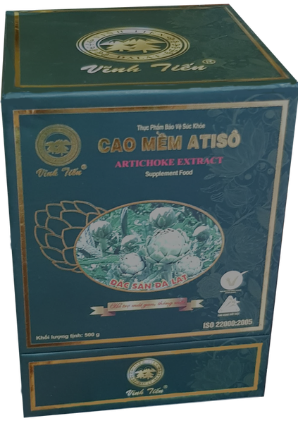 Hộp Cao atiso mềm 500 g chất lượng cao của Vĩnh Tiến Đà Lạt.