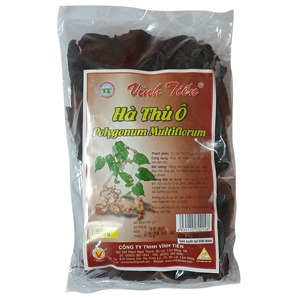 Hà Thủ Ô cắt lát (túi 500 gram)