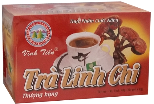 Trà Linh Chi nguyên chất (20 túi lọc) Vĩnh Tiến.