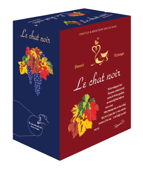 Hộp VANG NGỌT Lechartnoir 11% VOL, 3L