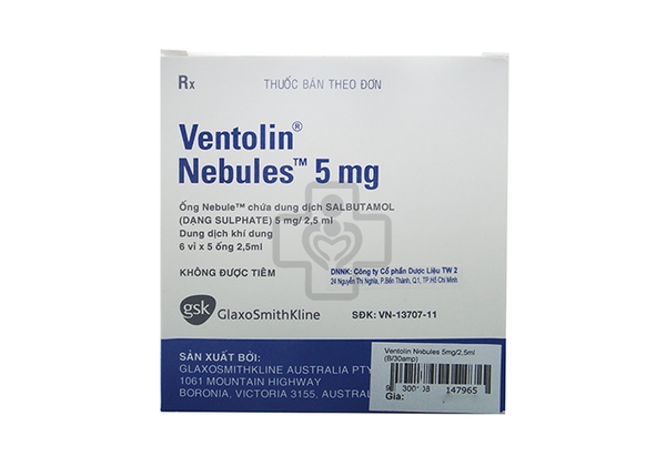Ventolin Neubules 5mg/2,5ml