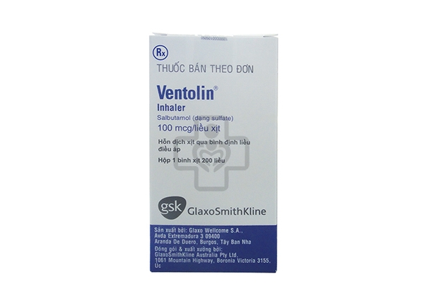 Ventolin Inhaler 100mcg