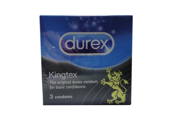 Condom Durex Kingtex (Hộp 3 chiếc)