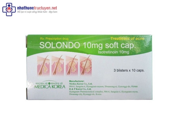 Solondo 10mg (3 vỉ x 10 viên)